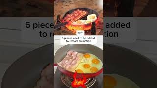 Making Anime breakfast 🍳 in Real life #anime #shorts #viralshort #cooking