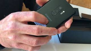 Samsung Galaxy S9+ Unboxing