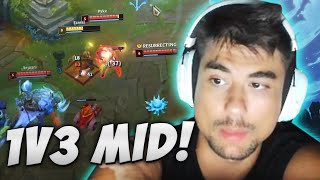 ΤΟΥΣ ΠΑΙΖΩ 1V3 ΣΤΟ MID ΜΕ EZREAL!