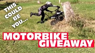 Win a Motorbike in Our Most Insane Giveaway Yet!