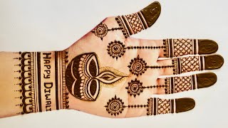 🪔DIWALI 2024 Easy Mehndi design| Simple Mehandi Design| Happy Diwali Mehandi design-Mehndi ka design