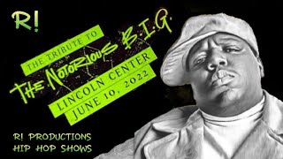 THE NOTORIOUS BIG LINCOLN CENTER ORCHESTRAL TRIBUTE JUNE 10TH 2022 CELEBRATING BIGGIE'S 50TH BDAY