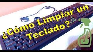 ¿Cómo limpiar un teclado de computadora?