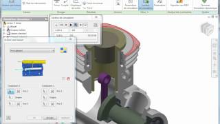 Assemblage et animation d'un moteur 2 temps avec Inventor