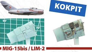 MiG-15bis 1:48 Kokpit - malowanie i weathering