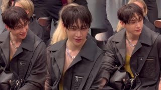 240615 Straykids Bangchan arrival at Fendi FW24 makes fans go wild 🔥