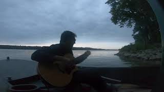 Chill guitar by the Danube river (Walden G740CE)