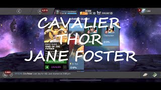 CAVALIER THOR JANE FOSTER | Sins of the Father CAVALIER EQ | MCOC | MARVEL CONTEST OF CHAMPIONS |