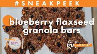 Blueberry Flaxseed Granola Bars | Chef Anthony Bonett | Sneak Peak