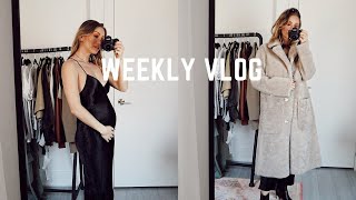 VLOG | GRWM with Clean Beauty, New In Try on Haul, Pregnancy Updates | Jillian Lansky