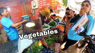 Buying vegetables with Komal be like 😂❤️ | @Girlbikerkomal | #shopping #hubli #karnataka #bvb |