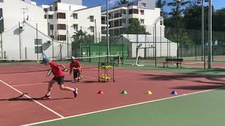 Tennis backhand slice drills 🎾