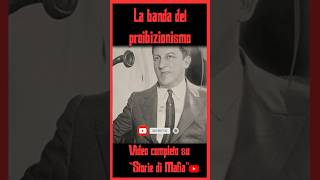 La BANDA del PROIBIZIONISMO #truecrime #gangster #america #storia