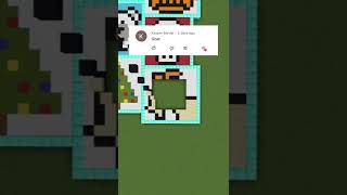 MINECRAFT FALLING PIXEL ART GOAT | #shorts #minecraft #goat