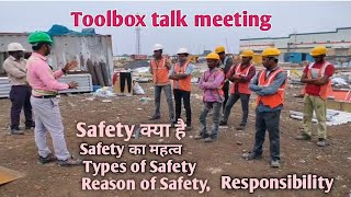 @Toolbox Talk Safety training