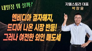 [내일장 뭐 살까?] 엔비디아 결자해지, 드디어 나온 유의미한 반등 | 그러나 여전한 코스피 외인 순매도 지속 | 박창윤 대표 | 주식 | 주가 | 투자 |