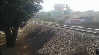 The blasting pass by express first time in Chitradurga