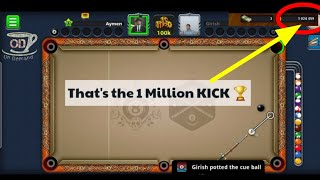 My First Million in 8 Ball Pool - كيف ربحت أول مليون قطعة في هذه اللعبة