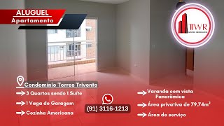 ALUGUEL - APARTAMENTO COM 3 QUARTOS SENDO 1 SUÍTE - BELÉM/PA