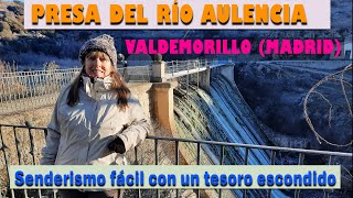 Presa del río Aulencia Valdemorillo. En busca del tesoro del Capitán Pelanas. Una aventura bajo cero