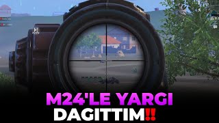 M24 İLE RAKİPLERİN İÇİNDEN GEÇTİM!! - PUBG Mobile