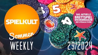 Weekly 29/2024 // Brettspiel-Reviews, Spieletreff, Vorschau