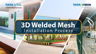 Tata Wiron 3D Welded Mesh | Installation | Process | Hindi | Tata Wiron | Tata Steel