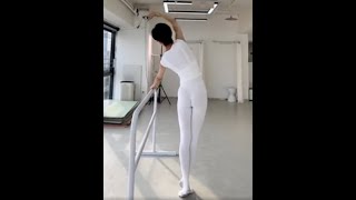 🌈 🇯🇵 ::: In The Ballet Studio working the Barre  ::: Akira-Araya.com (Coming soon)