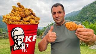 ¡El pueblo tiene su mejor KFC! Muslos y alitas de pollo crujientes para todos los niños