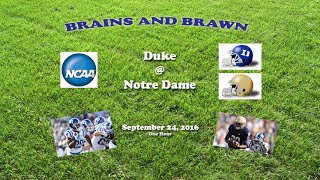 2016 Duke @ Notre Dame One Hour