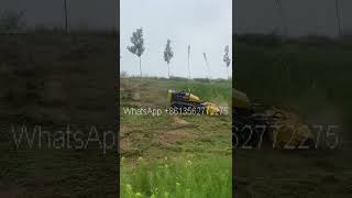 China made Remote Controlled Slope Mower robot mower for difficult terrain