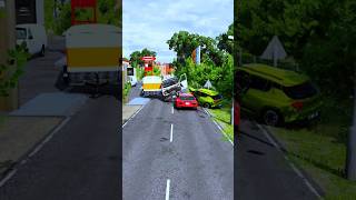 Realistic Highway Car Crashes #15