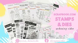 Unboxing new products - stamps and dies | Scrapbook.com