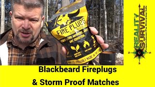 Blackbeard Fireplugs And Storm Proof Matches