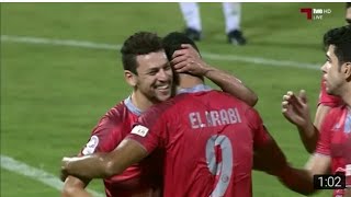 يوسف العربي يسجل 4 اهداف مع فريقه اليوم و يصبح هداف الدوري 2017