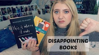 MOST DISAPPOINTING BOOKS