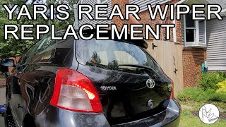 How to Replace Rear Wiper - Toyota Yaris