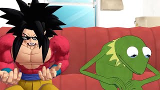 Slick Goku And Kermit Need A Vacation