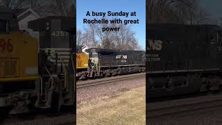 A busy Sunday at Rochelle with great power