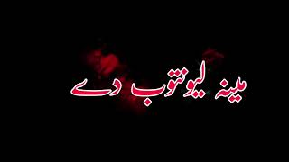 😍pashto black screen poetry status||pashto sad poetry line #viralstatus #pashtopoetry #viral