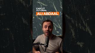 Ali Abdaal Intro CapCut Tutorial