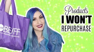 PRODUCTS I WON'T REPURCHASE | EMPTIES 2017