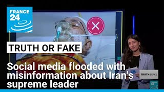 No, this viral photo doesn’t show Iran's Supreme Leader 'in a coma' • FRANCE 24 English