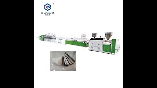 BOGDA PS Polystyrene Foam Decoration Profiles Machine