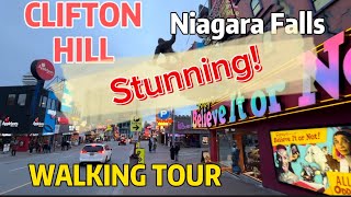 Explore Clifton Hill: Niagara Falls Walking Tour | 4K Walking Tour