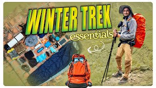 Winter trek essentials-ట్రెక్కింగ్ కి తప్పకుండా కావలసినవి | Telugu traveller | Batasari travel tales