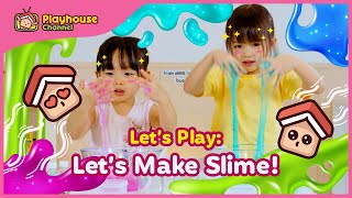 Making Slime! | Easy Slime Experiment for Kids | Playhouse Channel