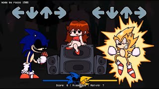 you can't run encore fanmade but fleetway sonic sings it