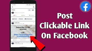 How To Create / Post Clickable link On Facebook Easily (2021)