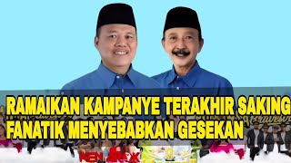 PULUHAN RIBU PENDUKUNG PASLON EDI EKO RAMAIKAN KAMPANYE TERAKHIR SAKING FANATIK MENYEBABKAN GESEKAN